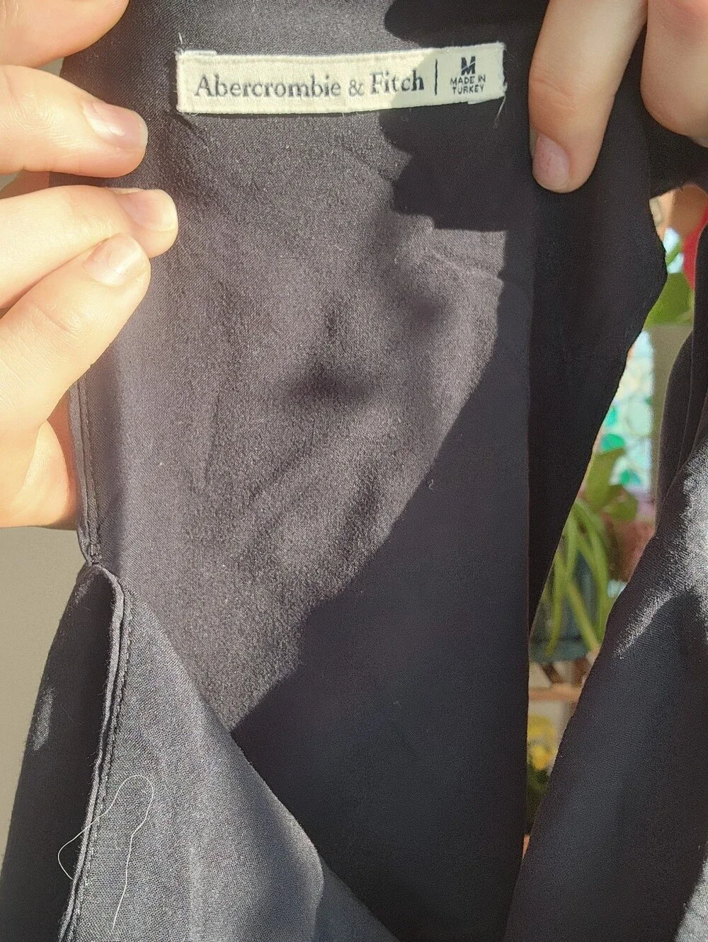 Abercrombie & Fitch Black Maxi Dress Size Medium